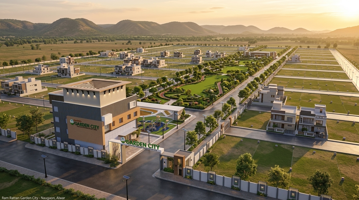 Ram Rattan Garden City 11-Acre Plotted Township Landscape